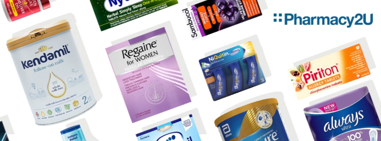 Pharmacy2U promotional image for a code offer