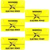 5x Electric Fence Warning...