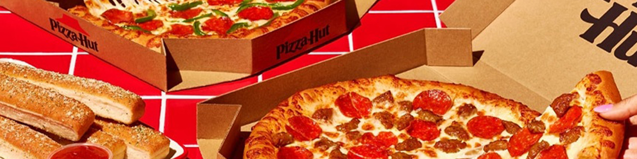 Pizza Hut UK promotional image for a code offer