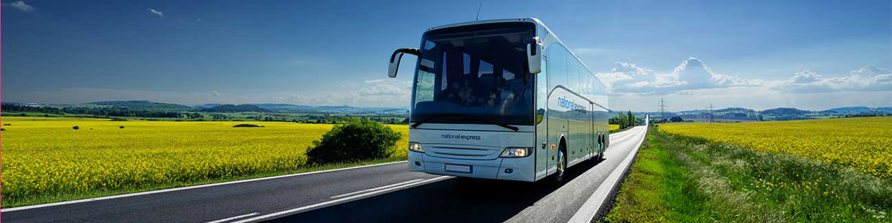 National Express promotional image for a reward offer