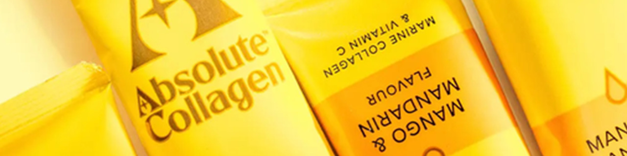 Absolute Collagen promotional image for a code offer
