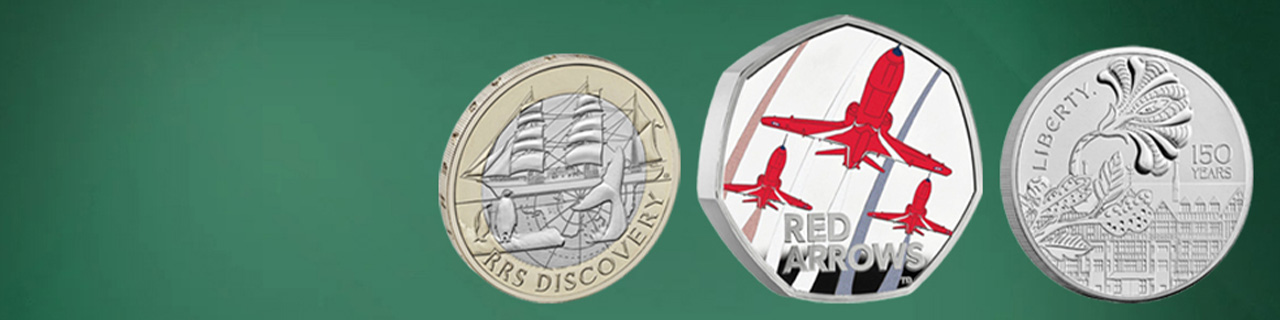 The Royal Mint promotional image for a code offer