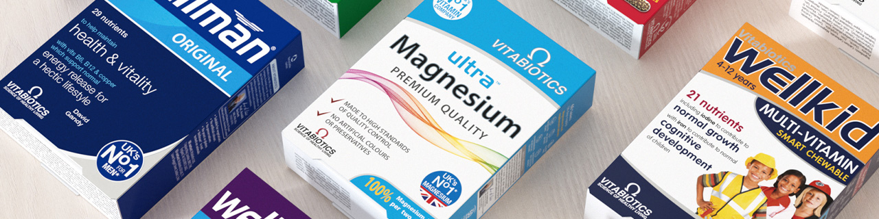 Vitabiotics promotional image for a code offer