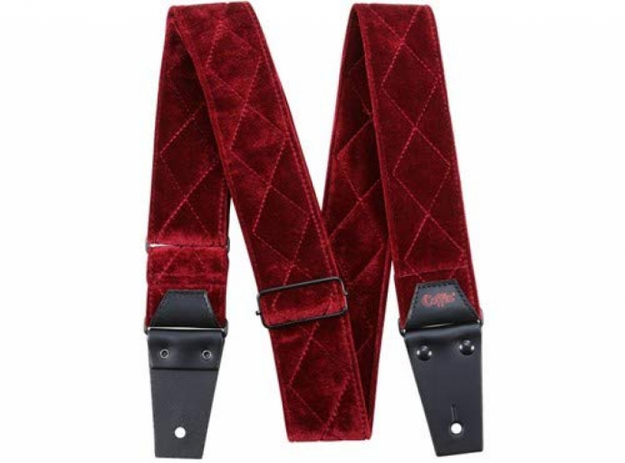 Coffin The Count Velvet Guitar Strap