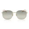 Gucci GG 0396S 001 Gold Metal...