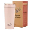 bioGo 16oz Pink Travel Coffee...