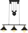 Three-Light Pulley Pendant...