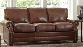 Revo Top Grain Leather Sofa...