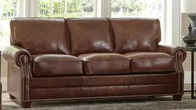 Revo Top Grain Leather Sofa...