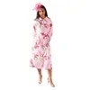 Petite Premium Floral Belted...
