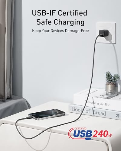 Anker Nano Usb C Cable, 240w...