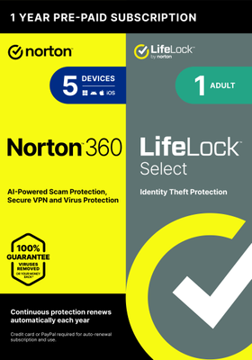Norton 360 with LifeLock Tom's Guide PPC