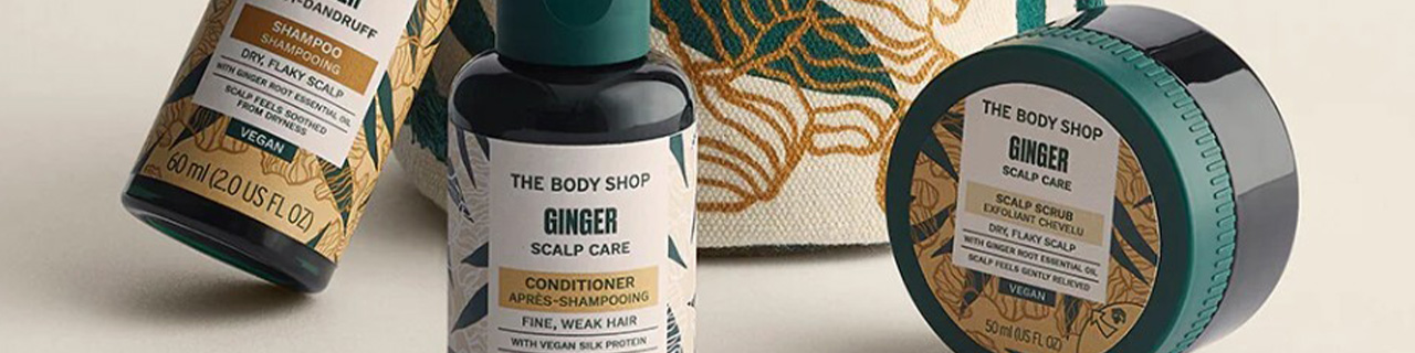 The Body Shop promotional image for a unique code offer