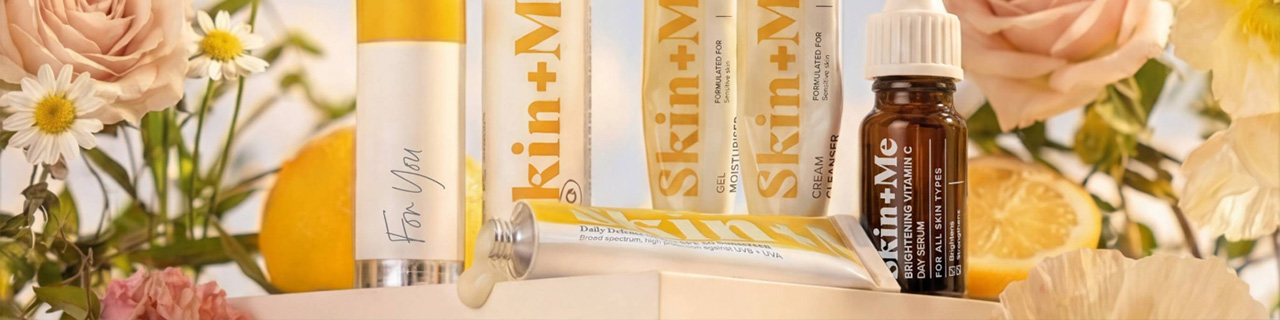 Skin + Me promotional image for a code offer
