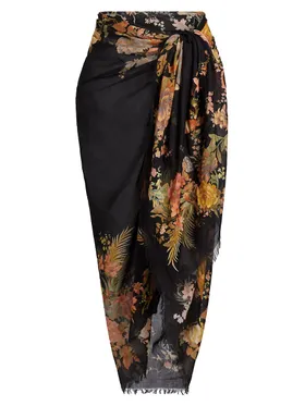 Women's Printed Cotton Pareo...
