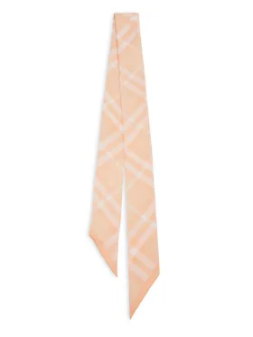 Women's Check Silk Twilly...