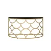 Half-moon Console Table, Gold...