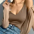 Women's Solid Color Pleated...