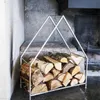 Pewter 65cm House Log Holder