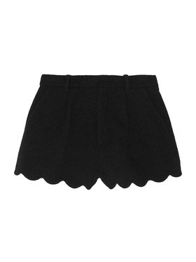 Women's Scalloped Wool-Blend...