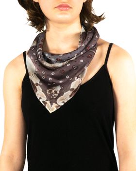 Bare Bones Silk Chiffon Scarf...