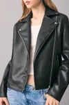 MANGO TEEN Faux Leather Biker...