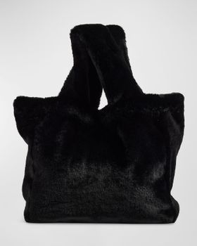 Le Mink Faux Fur Tote