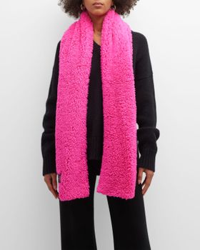 Oversized Sherpa Scarf