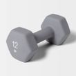 Dumbbell 12lbs Gray - All In...