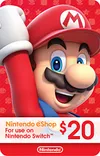 $20 Nintendo eShop Gift Card...