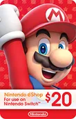 $20 Nintendo eShop Gift Card...