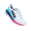 Hoka Mach 5 White/Scuba Blue...