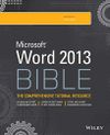 Microsoft Word 2013 Bible