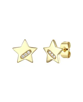 14k Gold Plated with Cubic...