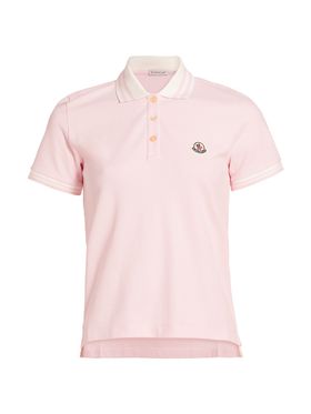 Women's Logo Cotton Polo Top...