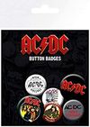 GB eye AC/DC Mix Pin Badge