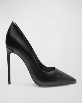 Lou Leather Stiletto Pumps