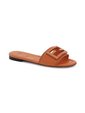 Women's Logo Leather Slide...