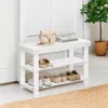 Shoe Rack Bench, 3-Tier...