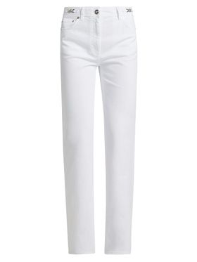 Women's Washed Slim-Fit Jeans...