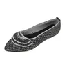 Black Women'S Flat-Soled...