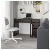 IKEA MICKE desk, black-brown,...