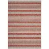 Courtyard Red/Beige 7 ft. x...