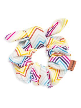 Girl's Chevron Print Knotted...