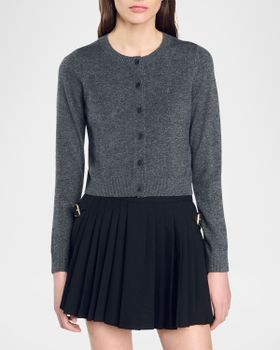 Bruyeres Crop Wool Cashmere...