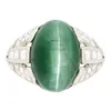 Late Art Deco 10.75 Carat...