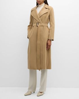 Manu Belted Wool Trench Coat