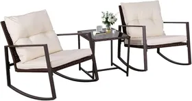 SUNCROWN 3-Piece Patio Bistro...