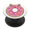 Cat Donut - Sweet pink Donut...