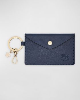 Keyring Leather Card Holder